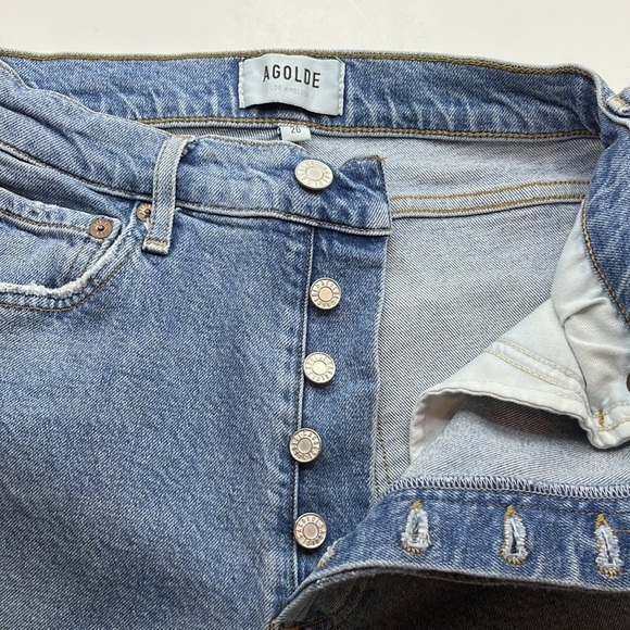 Agolde Nico High Rise Slim Ankle Size 26 - Picture 8 of 16